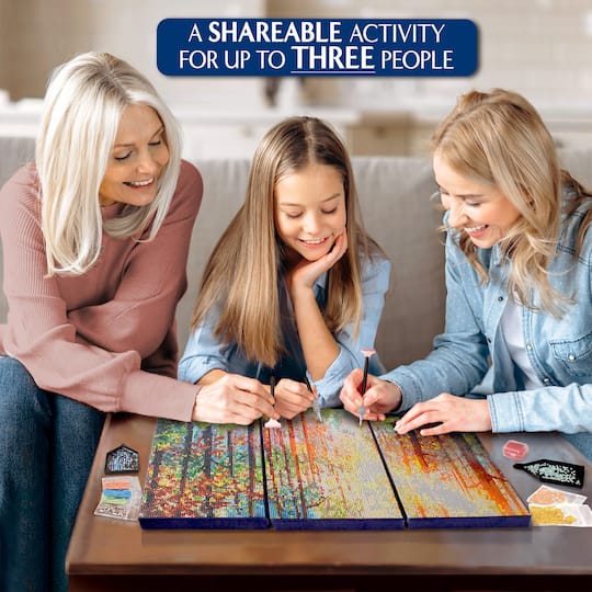 ArtSkills® Brilliant Art Forest Stretched Canvas Diamond Painting Kit